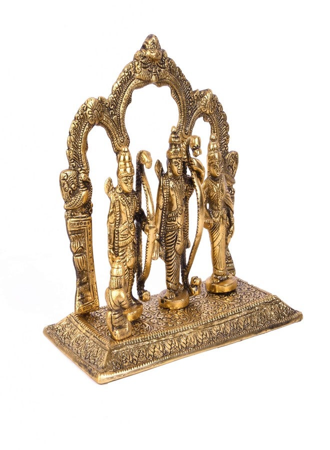Jaipur ACE Metal Ram Darbar Murti | Lord Ram Sita Laxman Hanuman Idol | Hindu Puja Room & Mandir Statue | Decorative Ram Parivar Murti for Home, Office & Festive Gifting - Image 4